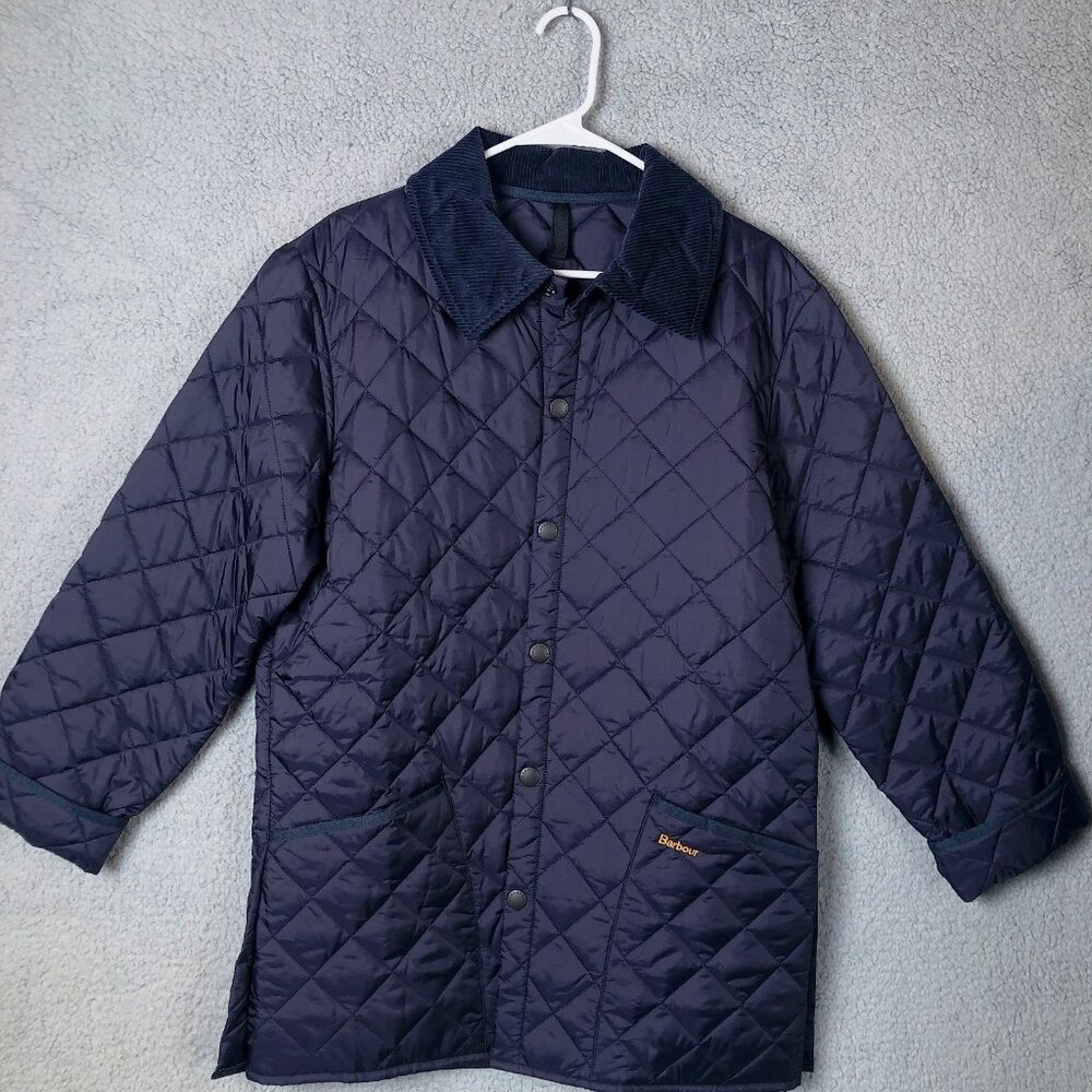 Barbour Navy Quilted Jacket